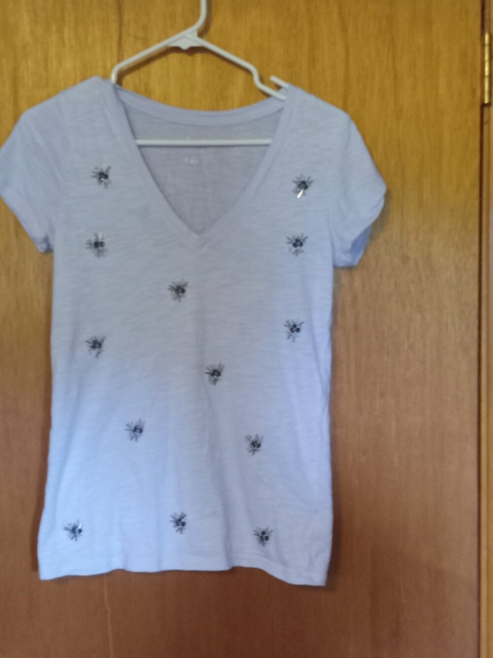 *3 FOR $13* A New Day blue sequin tshirt